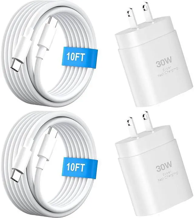 Main image of i Phone 16 15 Pro Charger Fast Charging30W USB C Super Fast Charger Block with 10ft Long Type C for i-Phone 16/16 Pro/16 Pro Max/16 Plus/15/15 Pro Max/15Pro/iPad Pro, Galaxy S25 Ultra/S25