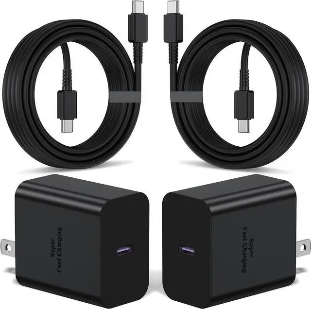 Main image of LXHY 2Pack 45W USB C Super Fast Charging, USB C Wall Charger and Type C Cord Compatible with Samsung Galaxy S25 Ultra/S25/S25+/S24 Ultra/S24 Plus/S24+/S23 Ultra/S23+/S22 Ultra/S22 Plus/S21/Note 20