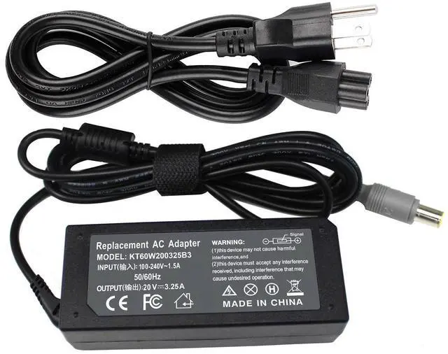 Main image of LXHY 20V 3.25A 65W AC Adapter for Lenovo 36200289 ADLX65NDT2A 45NO315 45NO316
