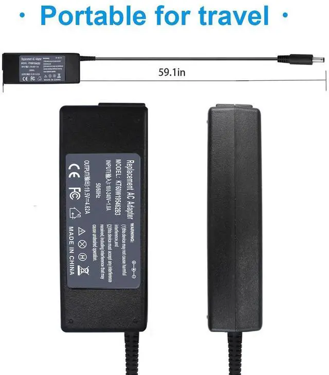 Alt view image 4 of 5 - LXHY 90W 19.5V 4.62A Laptop Charger Power Adapter Compatible with HP 741727-001 710413-001 710414-001 709986-003 740015-001 854117-850 PPP009C Envy TouchSmart M6 M7 15-j 17-j 17t EliteBook Folio 1040