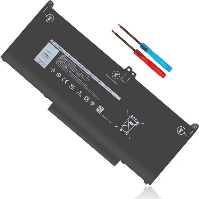 Main image of LXHY MXV9V 7.6V 60Wh Laptop Battery for Dell Latitude 7400 7300 E5300 E5310, Latitude 5300 5310 2-in-1, for Inspiron 7300 7306 2-in-1 Black Series P96G P97G P99G P100G P100G001 5VC2M 829MX 05VC2M