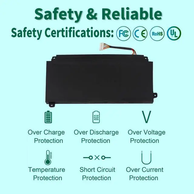Alt view image 4 of 7 - LXHY PA5208U-1BRS Battery for Toshiba Chromebook 2 CB30 CB35 CB35-B3330 CB35-B3340 CB35-C3300 CB35-C3350 Satellite P55W P55W-C5200X P55W-C5314 P55W-C5316 E45W-C4200X L55W-C5278D L55W-C5259