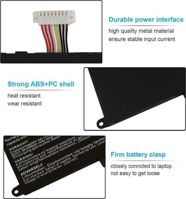 Alt view image 3 of 6 - LXHY 67Wh C41N1904 Laptop Battery Replacement for ASUS ZenBook 14 UX425 UX425UA UX425EA UX425JA 13 UX325EA UX325JA UM325SA UX363EA UX363JA Flip S UX371 UX393 UX393EA UX371EA S14 S435 S435EA