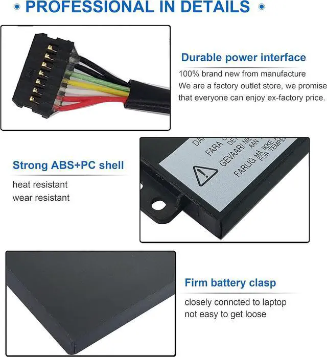 Alt view image 3 of 6 - LXHY 01AV421 01AV419 T470 T480 Battery for Lenovo ThinkPad A475 A485 TP25 Series Notebook FRU 01AV489 SB10K97577 SB10K97576 SB10K97578 01AV420 11.4V 24Wh 2100mAh 3-Cell Replacement