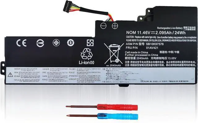 Main image of LXHY 01AV421 01AV419 T470 T480 Battery for Lenovo ThinkPad A475 A485 TP25 Series Notebook FRU 01AV489 SB10K97577 SB10K97576 SB10K97578 01AV420 11.4V 24Wh 2100mAh 3-Cell Replacement