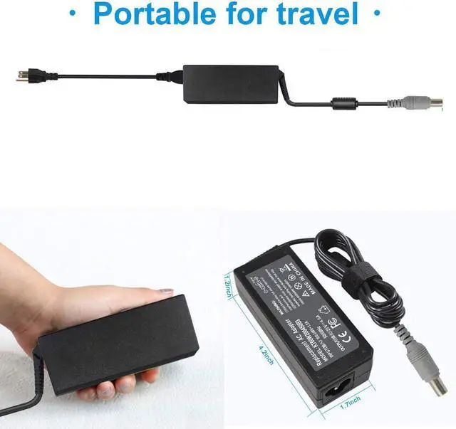 Alt view image 2 of 7 - LXHY 90W 20V 4.5A AC Adapter Charger Compatible with Lenovo Thinkpad T60 T61 T400 T410 T420 T430 T500 T510 T520 T530 X60 Z60 X200 X201 X220 X230 X61 L420 L430 Edge 14 15 E420 E430 E530 Power Supply