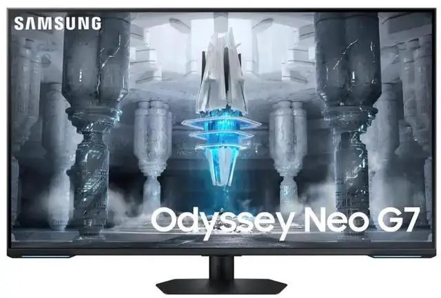 Main image of Samsung - Odyssey Neo G7 43" Mini 4K UHD 1ms AMD FreeSync Premium Pro Smart Gaming Monitor with HDR600 - Black LS43CG700NNXZA