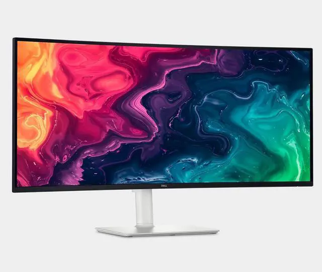Alt view image 3 of 7 - Dell 34 Plus USB-C Curved Monitor - S3425DW - 34-inch (3440 x 1440) up to 120 Hz 21:9 Display, VA Panel, AMD FreeSync Premium, 99% sRGB, 95% DCI-P3, Integrated Speakers, 3000:1 Contrast Ratio