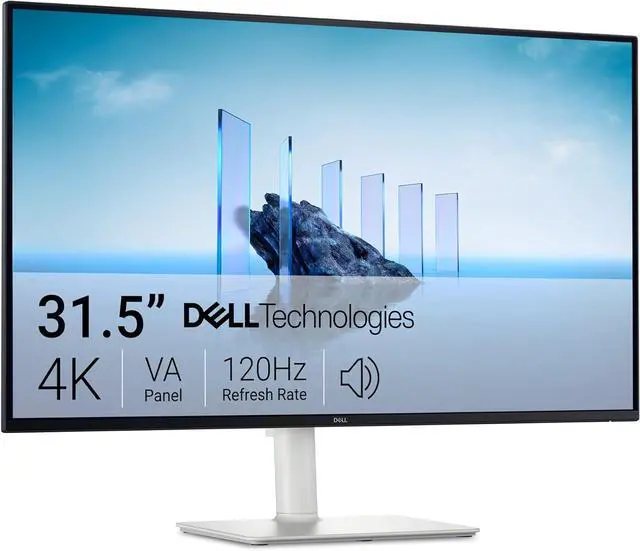 Main image of Dell 32 Plus 4K Monitor - S3225QS - 31.5-inch 4K (3840 x 2160) up to 120Hz 16:9 Display, VA Panel, AMD FreeSync Premium, 99% sRGB, 95% DCI-P3, 1500:1 Contrast Ratio, Comfortview Plus - Ash White