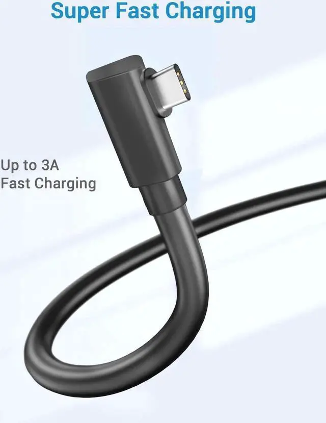 Alt view image 4 of 7 - USB C to USB C VR Link Cable 16ft(5m) for Oculus Quest 2 / Quest 1 USB C to C with E-Mark Chip USB 3.2 Gen 1 5Gbps ,High Speed Data Transfer & Fast Charging Compatible with Oculus Quest 2 VR Headset