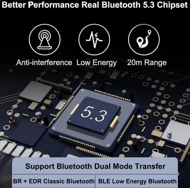 Alt view image 5 of 6 - USB Bluetooth 5.3 Adapter for PC, Mini 5.3 Bluetooth EDR Dongle Receiver Transmitter Plug and Play Support Windows 11/10/8.1/8 for Desktop, Laptop, Bluetooth Headsets, Speakers, Keyboard, Mouse