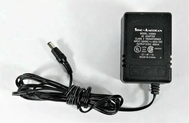 Main image of Sino-American A30965 AC Adapter Transformer 9V 600mA for QUIKTEL A30980 D454865