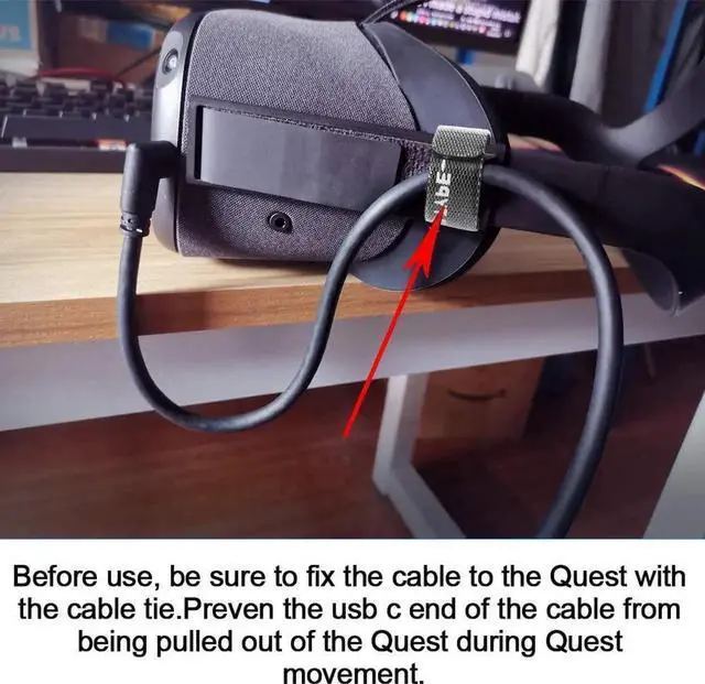 Alt view image 2 of 7 - USB C Cable 10FT / 3M, Oculus Quest Link Cable, High Speed Data Transfer & Fast Charging Cable Compatible for Quest 2 and Oculus Quest and Gaming PC