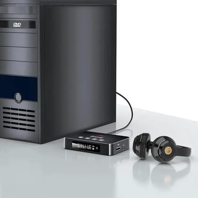 Alt view image 6 of 6 - Bluetooth Transmitter Receiver, NFC-Enabled Audio Adapter 5.0, 3.5mm AUX RCA Adapter Compatible with PC/TV/Tablet/Speaker/Home Car Sound System