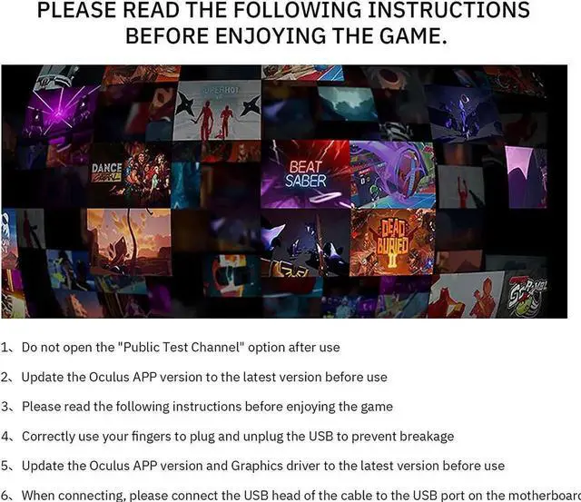 Alt view image 2 of 7 - for Oculus Quest 2 Link VR/Virtual Reality Headset Cable(10ft/3M) for PC Gaming,USB 3.2 Gen1 5Gbps Type C USB C to USB Type A, High Speed Data Transfer & Fast Charger for Quest 2 and Quest (10feet)