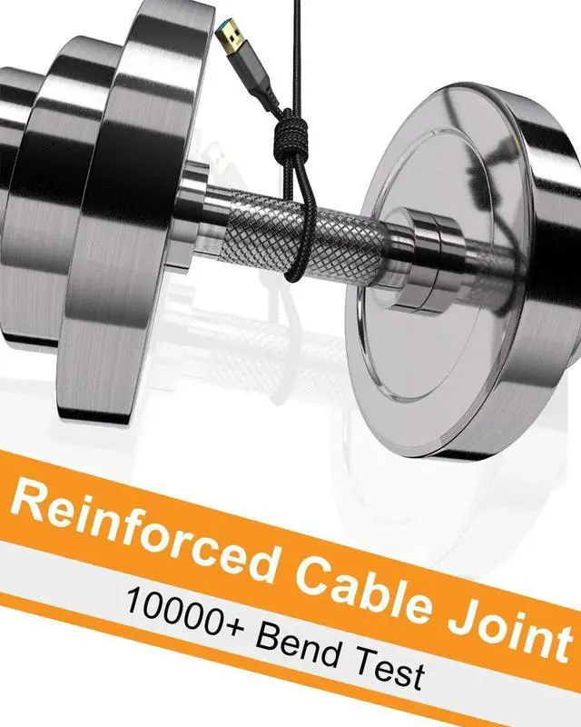 Alt view image 6 of 7 - USB 3.0 Extension Cable 10ft/3M, Type A Male to Female Cable USB Extension Cord, USB Extender 5Gbps High Speed Data Transfer Compatible with Laptop, Desktop, Printer, Camera, Flash Drive, Scanner etc