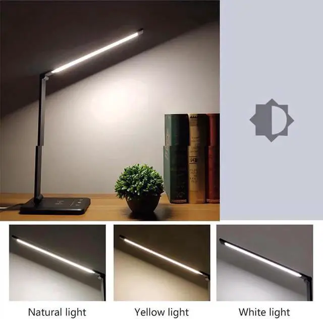Alt view image 4 of 7 - 52PCS LED Desk Lamp 5 Color x5 Dimable Level Touch USB Chargeable Reading Eye-protect with timer Table lamp Night Light