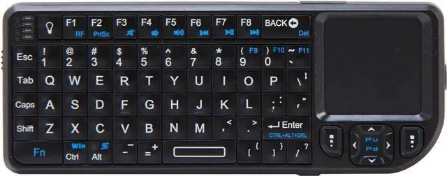 Alt view image 2 of 6 - Vision-Tek Candyboard 900319 Black 69 Normal Keys USB RF Wireless Mini Keyboard