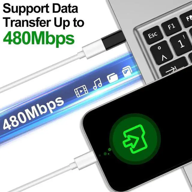 Alt view image 2 of 7 - 4 Pack Lightning to USB C Adapter for iPhone 15/15Pro/15 Pro Max/Plus,Samsung S24 S23,iPad Air,Nintendo Switch,Fast Charging&Data Transfer,Type C Charger Connector Cable,for iPhone 15 Charger