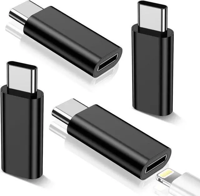 Main image of 4 Pack Lightning to USB C Adapter for iPhone 15/15Pro/15 Pro Max/Plus,Samsung S24 S23,iPad Air,Nintendo Switch,Fast Charging&Data Transfer,Type C Charger Connector Cable,for iPhone 15 Charger