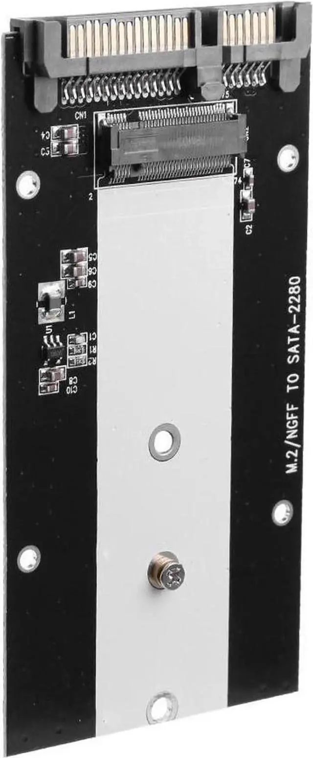 Alt view image 2 of 6 - M.2 NGFF to 2.5 inch SATA 3.0 SSD Adapter Aluminium Enclosure Case for 2242/2260/2280 Solid State Hard Disk Box