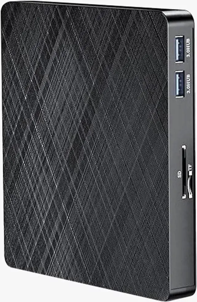 Alt view image 4 of 7 - External Bluray Drive, 5-in-1 USB 3.0 & Type-C 3D Blu-ray External CD DVD Burner Reader Writer Slim BD CD DVD Optical Bluray Drive forWindows XP/7/8/10, MacOS (with SD/TF Card Reader/2 USB3.0 Hubs)