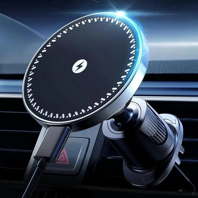 Main image of for Magsafe Car Mount Charger, 15W Fast Charging Magnetic Car Charger with Vent Mount, Car Phone Holder Wireless Charger for iPhone 15 14 13 12 Pro Max Mini Plus