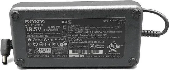 Alt view image 6 of 7 - So-ny AC Power Supply Adapter For So-ny VAIO VPC-F VGN-FE SLV Series w/PC Genuine