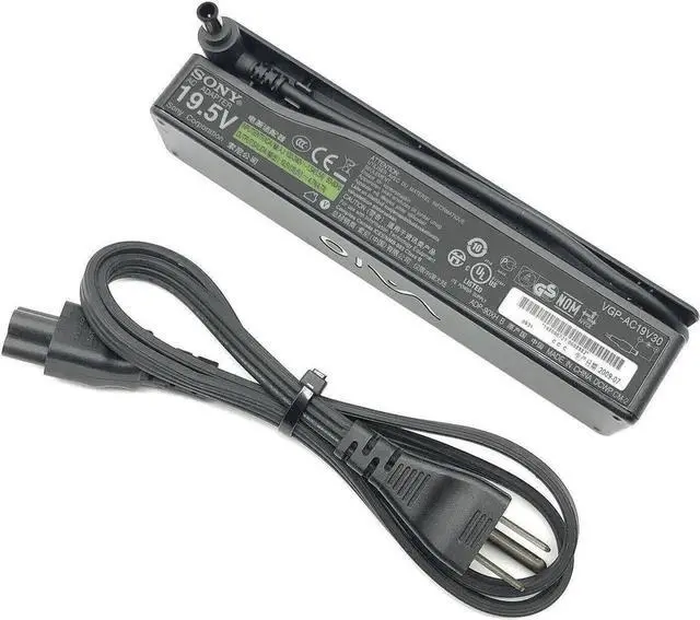 Alt view image 4 of 5 - NEW Genuine So-ny VAIO VGP-AC19V30 Power Supply Charger AC Adapter W/Cord