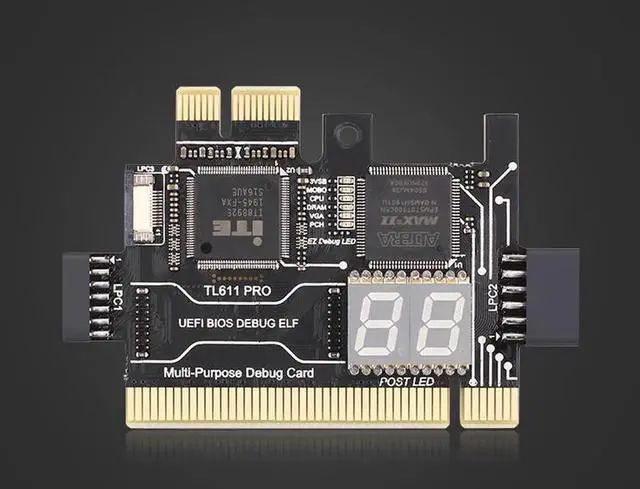Main image of TL611 Pro Universal Laptop and PC PCI PCI-E mini PCI-E LPC motherboard Diagnostic Analyzer Tester Debug Cards upgraded TL460S