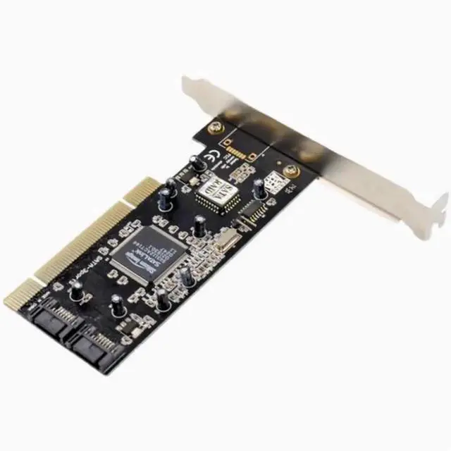 Alt view image 2 of 4 - pci to sata pci to four sata sata array cards/expansion cards Support the 3TB SIL3114 hard disk