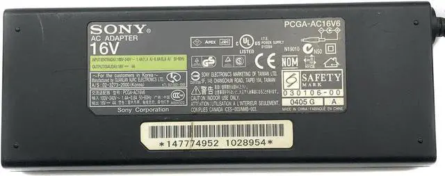 Alt view image 2 of 4 - Genuine So-ny PCGA-AC16V6 AC Adapter For So-ny Vaio Svt15 Svt151 Laptop W/P.Cord