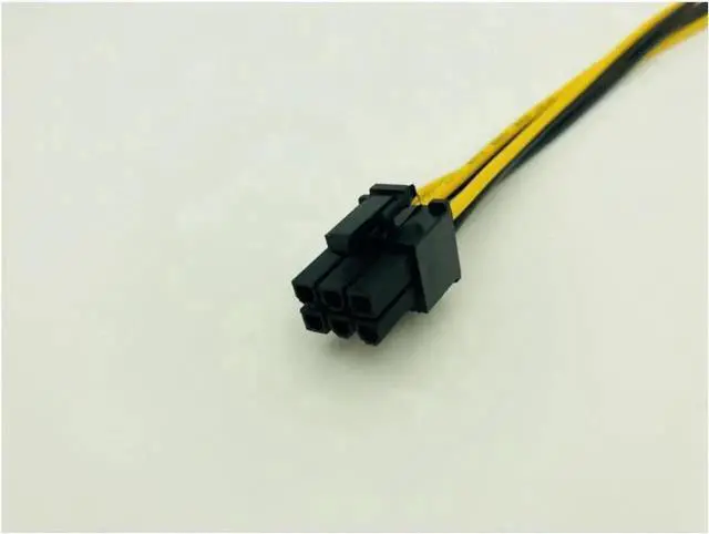 Alt view image 2 of 2 - 6Pin to 6Pin Power Cable Graphics Card Power PCIE Extension Cable 6 Pin Connector Male to Female Power Adapter Supply for Mining