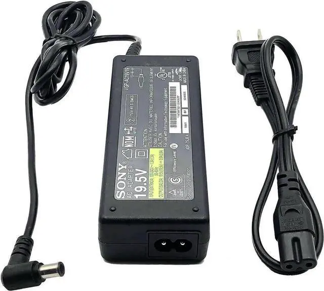 Alt view image 5 of 6 - Genuine So-ny ADP-75UB AC Adapter Power Supply VGP-AC19V37 19.5V 3.9A W/P.Cord