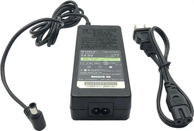 Alt view image 2 of 4 - Genuine So-ny VGP-AC19V27 AC Adapter 76W for So-ny Vaio Laptop W/P.Cord