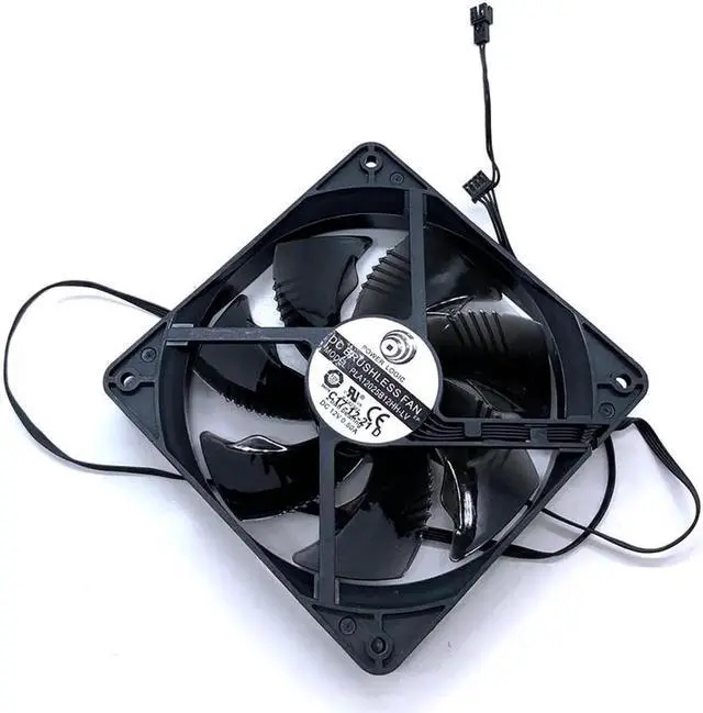 Alt view image 4 of 4 - PLA12025B12HH-LV 120mm 12025 12V Power Supply Chassis Ball Cooling Fan 12cm PWM Water Cooling Cool CPU Fans