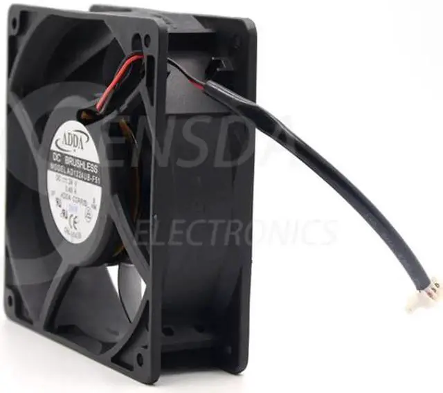 Alt view image 4 of 6 - ADDA AD1224UB-F51 12cm inverter fan 12038 DC 24V 0.40A 120*120*38 mm axial fan server inverter cooling fan case square cooler