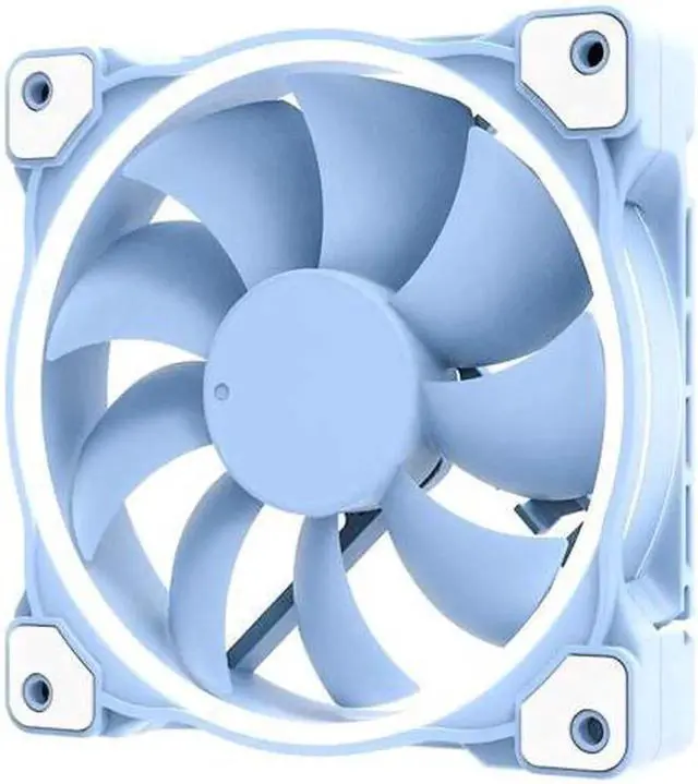 Main image of NEW ID-COOLING ZF-12025 Pastel 120mm Case Fan White LED PWM Fan for PC Case/CPU Cooler (Baby Blue)