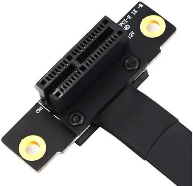 Alt view image 3 of 5 - pcie Extension Cable PCI Express 36PIN 1X Extender Extension Cable pcie 1x Riser pcie Extender (90 Degree 20cm Extension Cable)