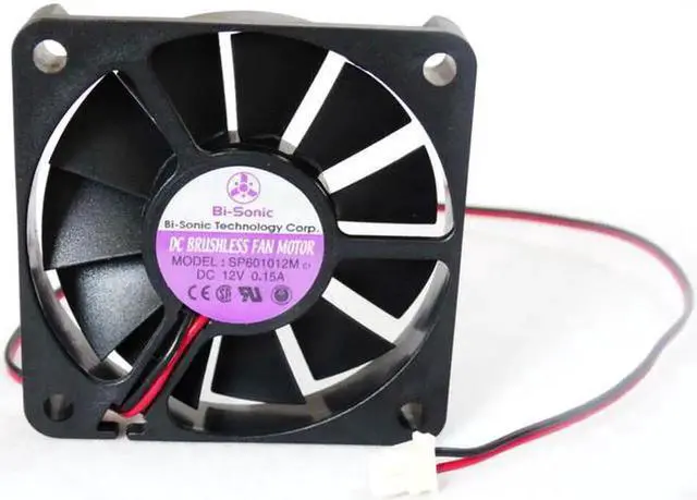 Main image of 1pcs New 60mm Slim Cooling Fan 6cm 12V For Bi-Sonic SP601012M 6010 12V 0.15A 60X60X10mm CPU Power Silent Cooling Fan