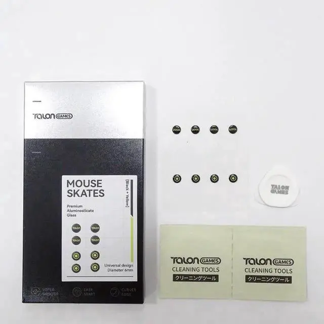 Alt view image 6 of 6 - Universal Dots Glass Mouse Feet Pad Mouse Skates Anti-Slip Mouse Glides Sticker for Gaming Mouse