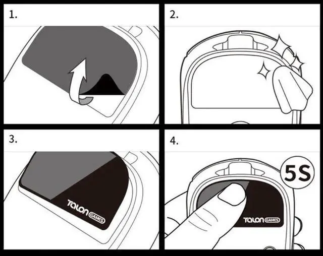 Alt view image 3 of 6 - Universal Dots Glass Mouse Feet Pad Mouse Skates Anti-Slip Mouse Glides Sticker for Gaming Mouse