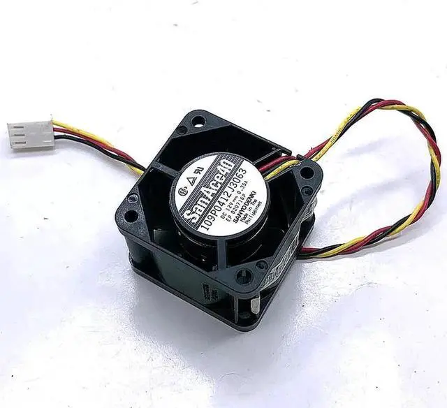 Alt view image 2 of 5 - 109P0412J3063 40mm High Speed Cooling Fan 4028 for Sanyo 4cm DC 12V 3-wire Speed CPU Server Switch Power Fan