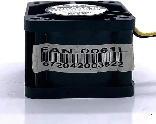 Alt view image 5 of 5 - 109P0412J3063 40mm High Speed Cooling Fan 4028 for Sanyo 4cm DC 12V 3-wire Speed CPU Server Switch Power Fan