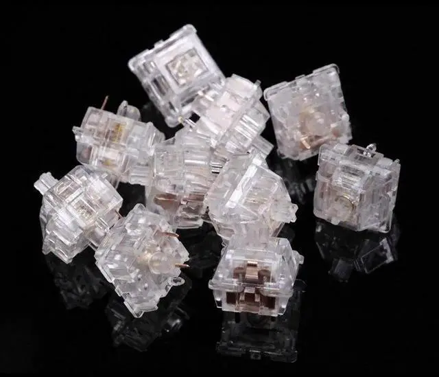 Alt view image 2 of 6 - Everglide Aqua King V3 Switch 5pin Transparent Switch 55g Linear Switch(55g)
