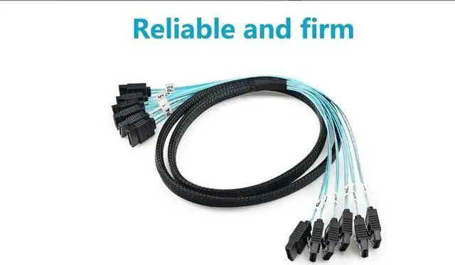 Main image of CableDeconn High Speed 6pcs/Set Sata 3 SATA Cable SAS Cable 6Gbps for Server 1M