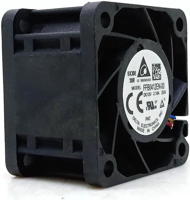 Alt view image 3 of 4 - FFB0412EN FFB0412EN-00 4028 12V High Speed Fan 4cm Computer Server Power cooling Fan