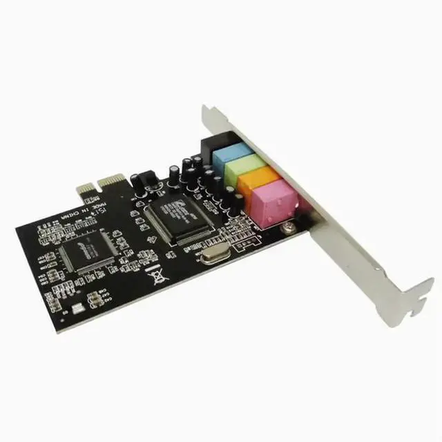 Alt view image 4 of 5 - PCIE Sound card 5.1 Sound Channel Sound card CMI8738 chip pci-e 5.1 Stereo audio card