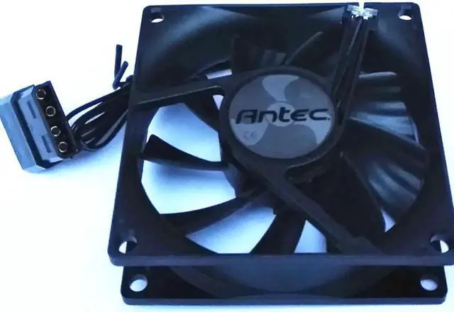 Main image of NEW Antech 8cm 8025 chassis power fan 2-wire hydraulic Molex 4D 12V 0.07A cooling fan