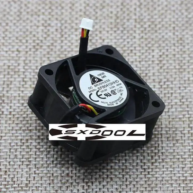 Alt view image 4 of 4 - switch power connector For H3C H3C 3600 5600 switch S5500 Delta 4020 fan 12V 0.15A EFB0412HHD cooling fan